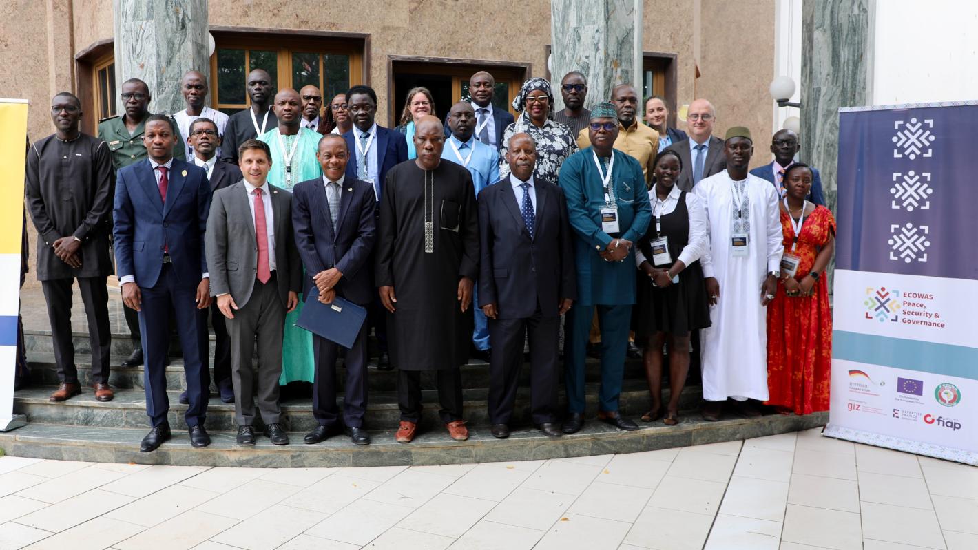 Group photo of the  high-level dialogue on security sector governance