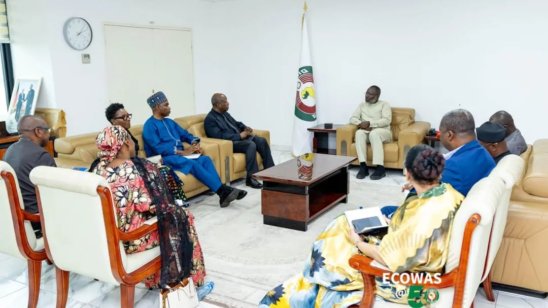 SRSG Simao meeting with the President of the ECOWAS Commission, Dr. Omar Alieu Touray