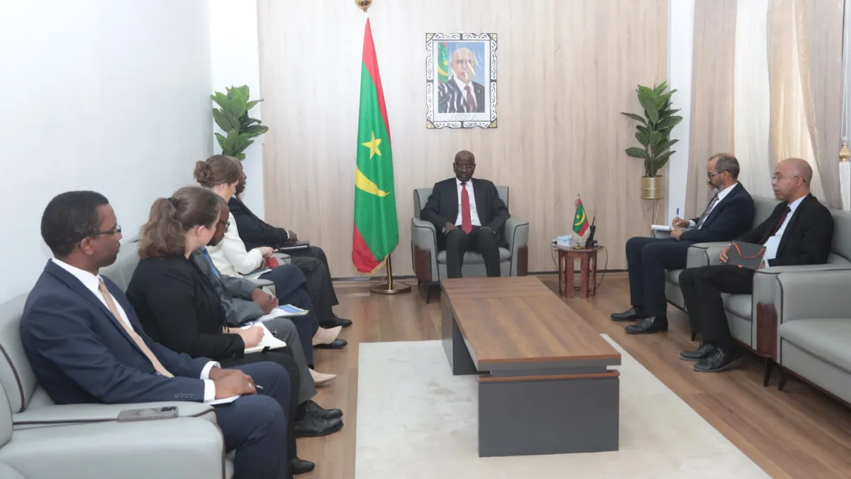 SRSG Simao meeting with Mauritania MoFA Mr. Merzoug