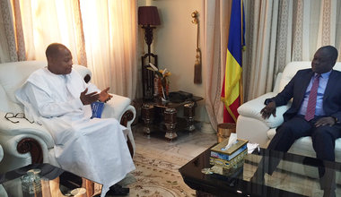 SRSG Ibn Chambas meet with the Prime Minister of Chad, Mr. Albert Pahami Padacke, N’Djamena, 30 May 2016