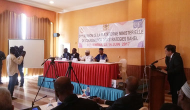 Cinquième Réunion de la Plateforme Ministérielle de Coordination (PMC) des Stratégies Sahel, le 14 juin 2017 à Ndjamena au Tchad