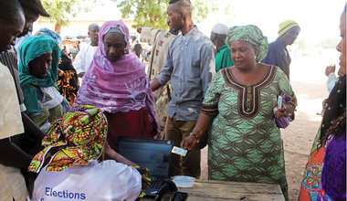 Communal election in Guinea. Photo: DR