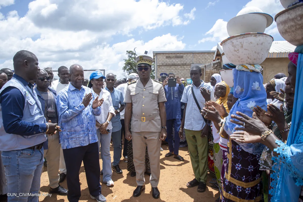 SRSG Simão visit to Korhogo - Côte d'Ivoire