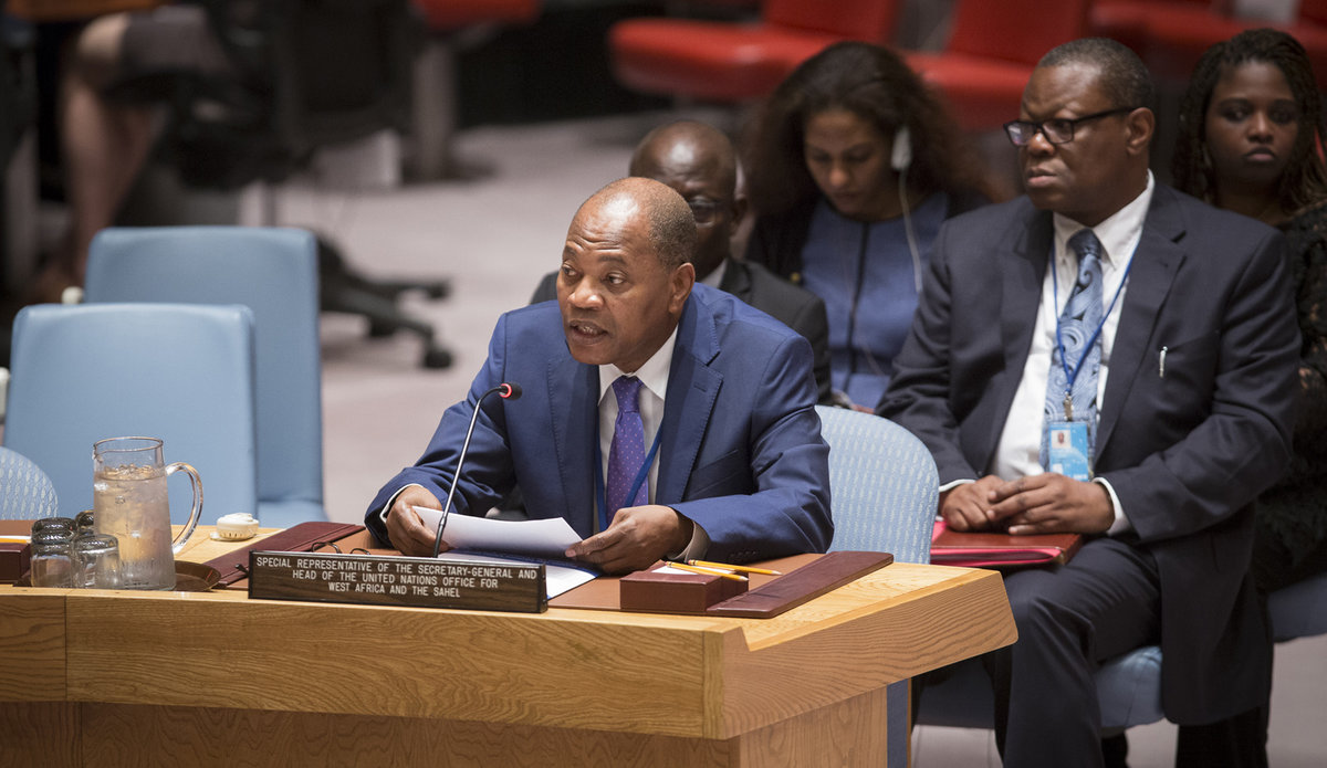 SRSG Mohamed Ibn Chambas briefing to the Security Council on UNOWAS activities - 11 July 2016 in New York
