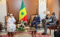 The Special Representative for West Africa and the Sahel, Mahamat Saleh ANNADIF, meets President Macky SALL
