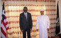 Le Représentant Spécial ANNADIF Salue La Détermination du Gouvernement du Libéria à Renforcer la Réconciliation Nationale