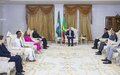 SRSG Simão concluded a five-day mission to Mauritania, stressed the importance of peaceful and inclusive Presidential elections to strengthening good governance and peace