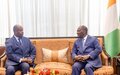 Le Représentant spécial Simão s’entretient avec le Président Alassane Ouattara