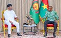 Le Représentant spécial Simão conclut sa visite au Burkina Faso, exprime sa solidarité et renouvelle le soutien des Nations Unies