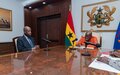 Special Representative Simão commends the important role Ghana plays in the sub-region  