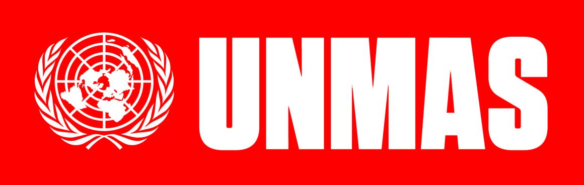 an UNMAS logo