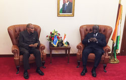 The SRSG Mohamed Ibn Chambas met with the Minister of Foreign Affairs of Côte d'Ivoire, 19 July 2017 in Abidjan.
